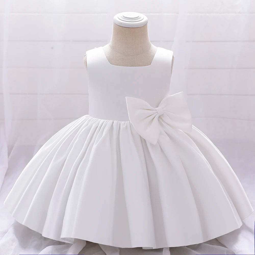 Big-Bow Party Dress 3M to 10Y - More colours to choose