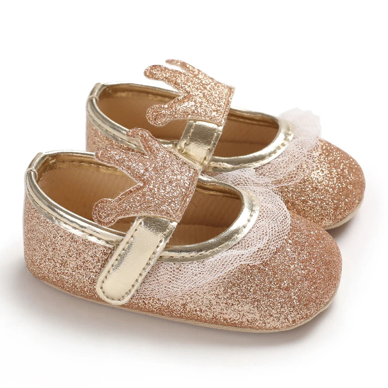 Golden Baby Girl Shoes 0M to 18M - More Varieties to choose