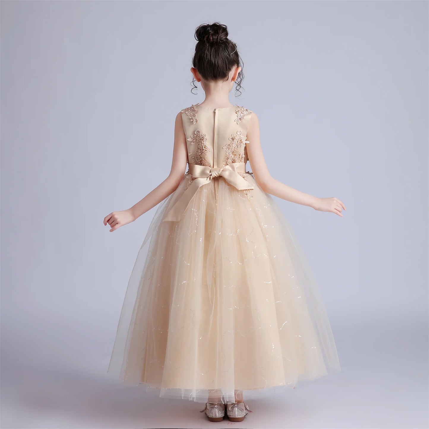 Lace Gown Party Dress 4Y to 12Y - More colours to choose