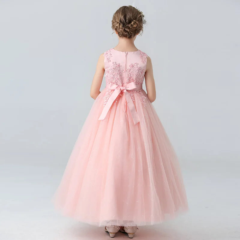 Lace Gown Party Dress 4Y to 12Y - More colours to choose