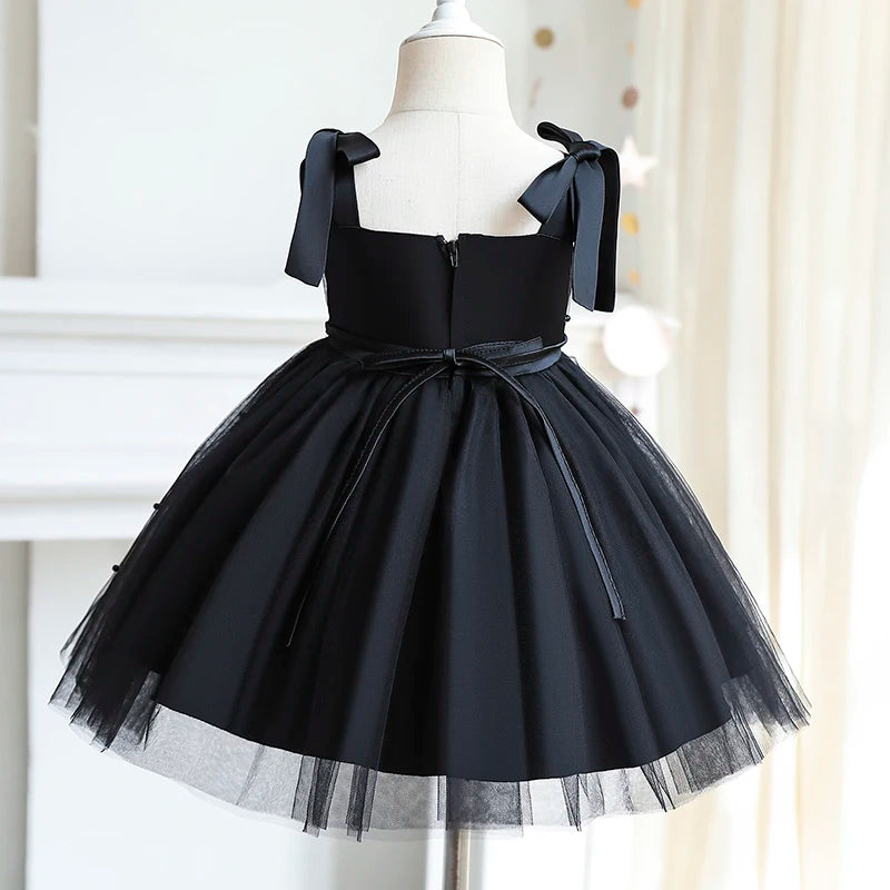 Black Elegant Party Dress 9M to 5Y