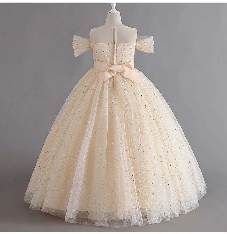 Sleeveless Mesh Party Dress 4Y to 14Y - More colours to choose