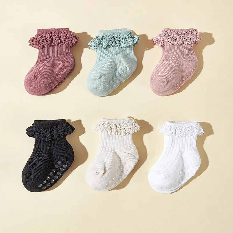 6 Pairs Set Socks 0-3Y