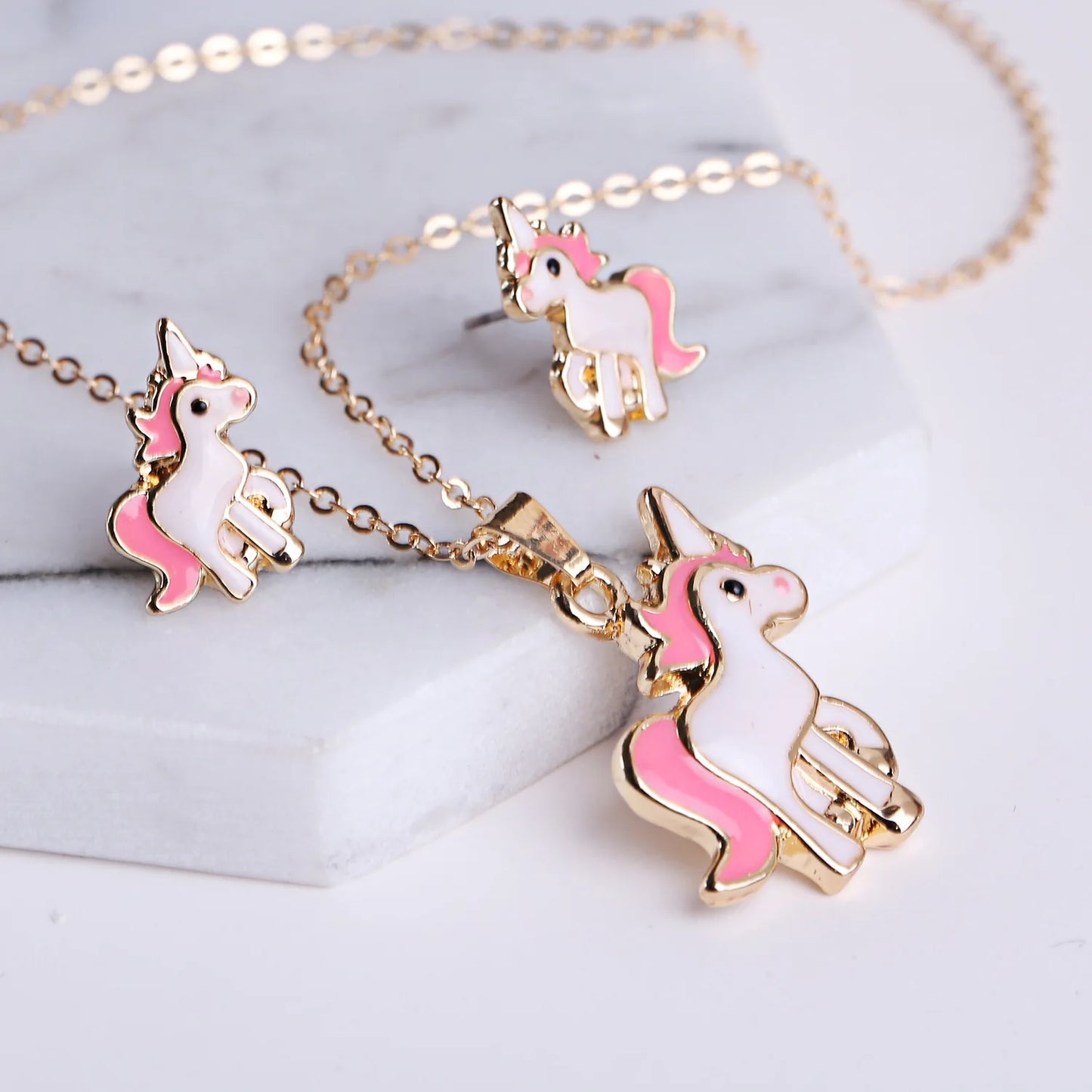 Unicorn Necklace Set