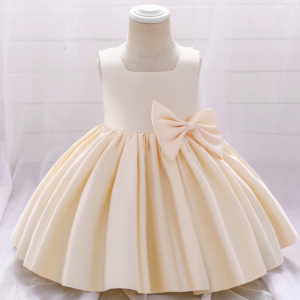 Big-Bow Party Dress 3M to 10Y - More colours to choose