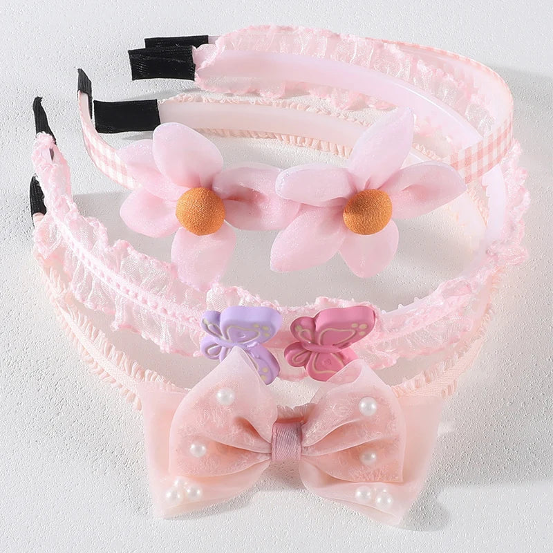 Flower Headband 3Pcs Set
