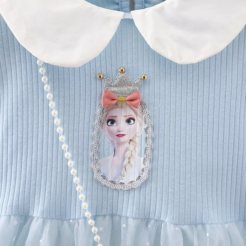 Disney Elsa Princess Casual Dress 2Y to 7Y
