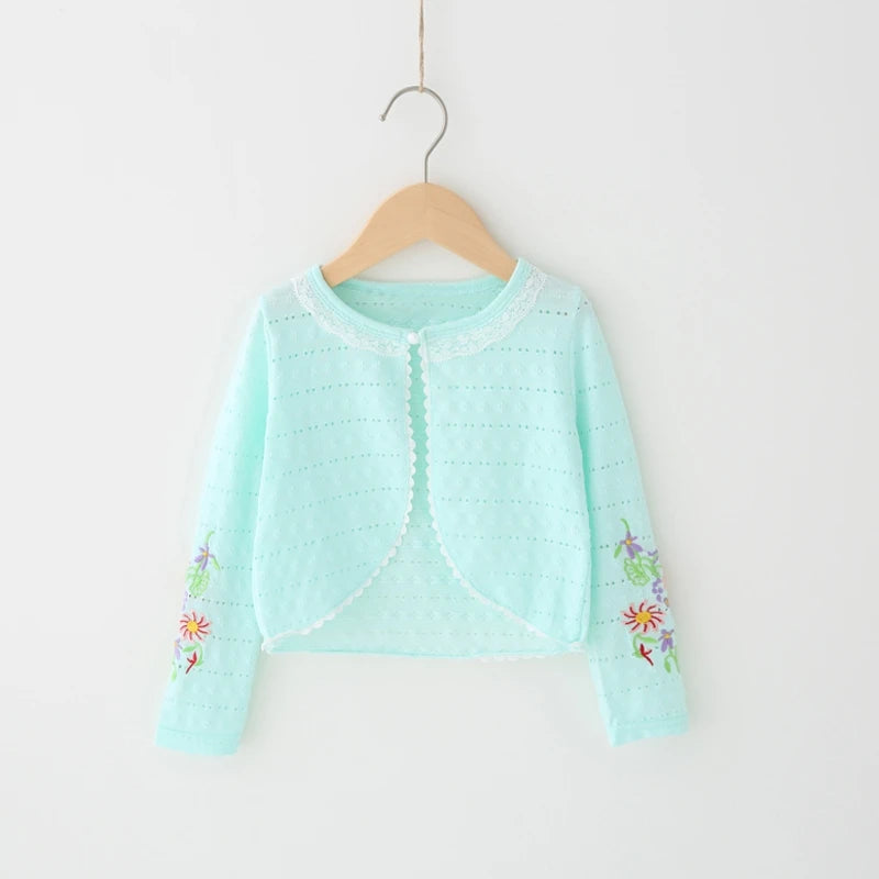 Cotton Shrug Sweater 6M to 8Y - More colour to choose