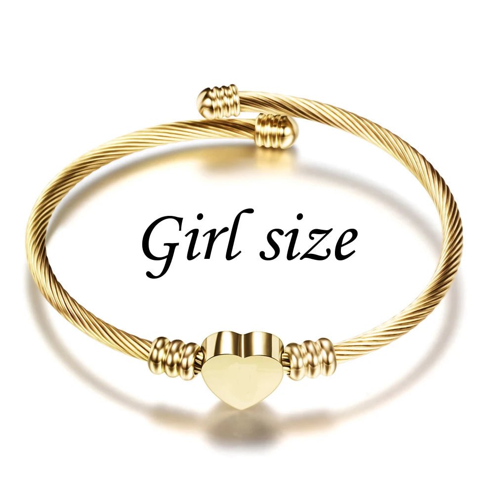 Kids Initial Bangle A to Z