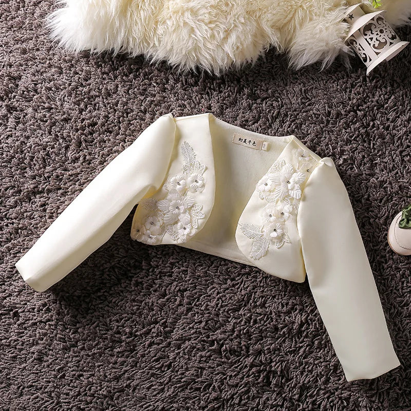 Embroidered Shrugs Outerwear 12M to 10Y - More colours to choose