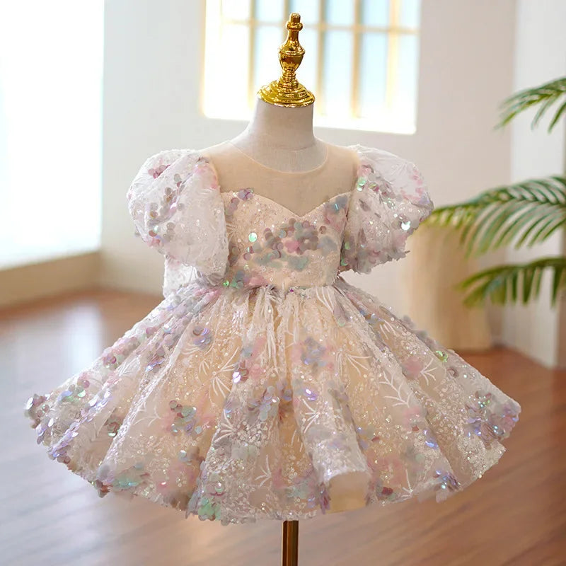 Formal Lace-Sequin Party Dress 18M to 14Y