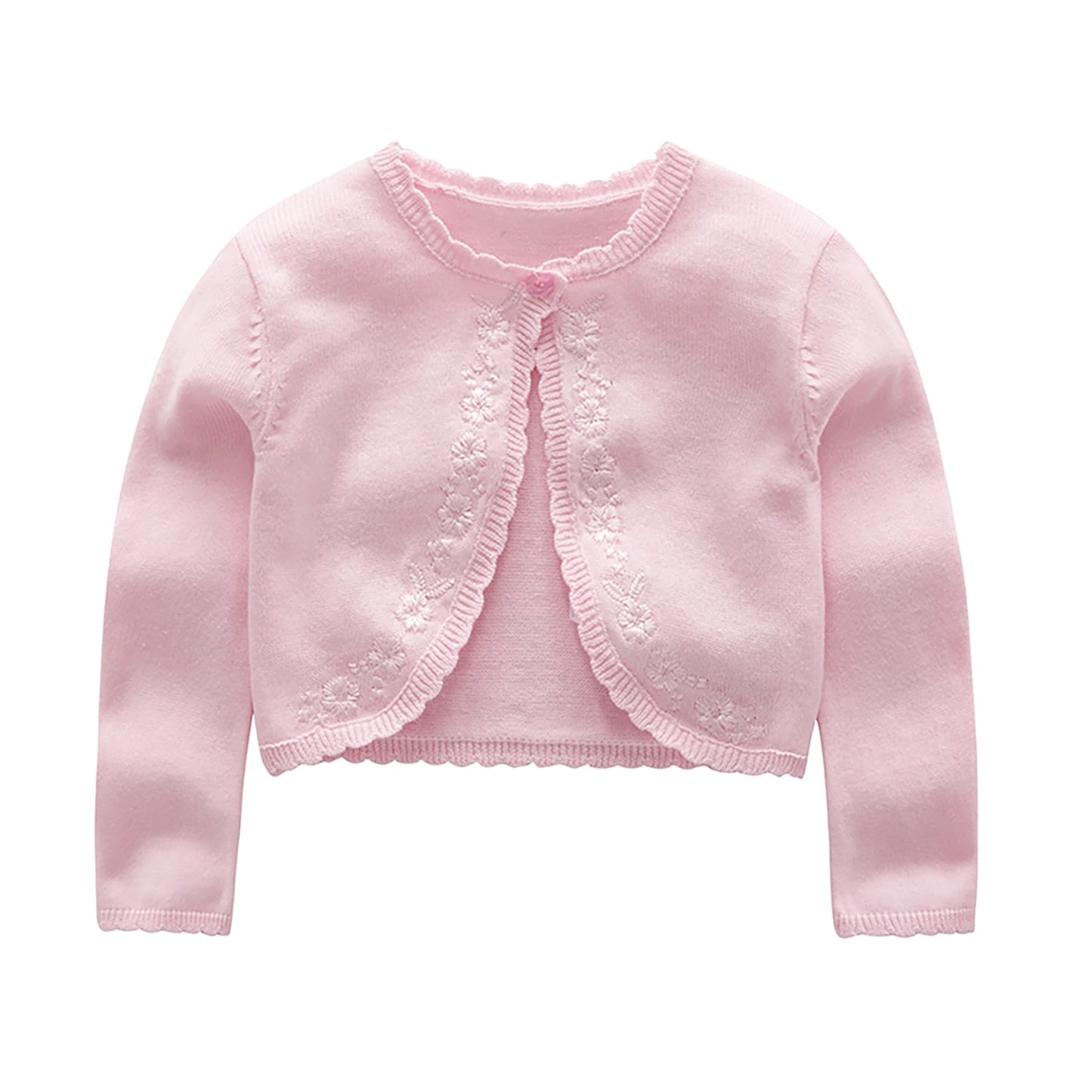 Embroidered Knitted Shrugs 6M to 24M