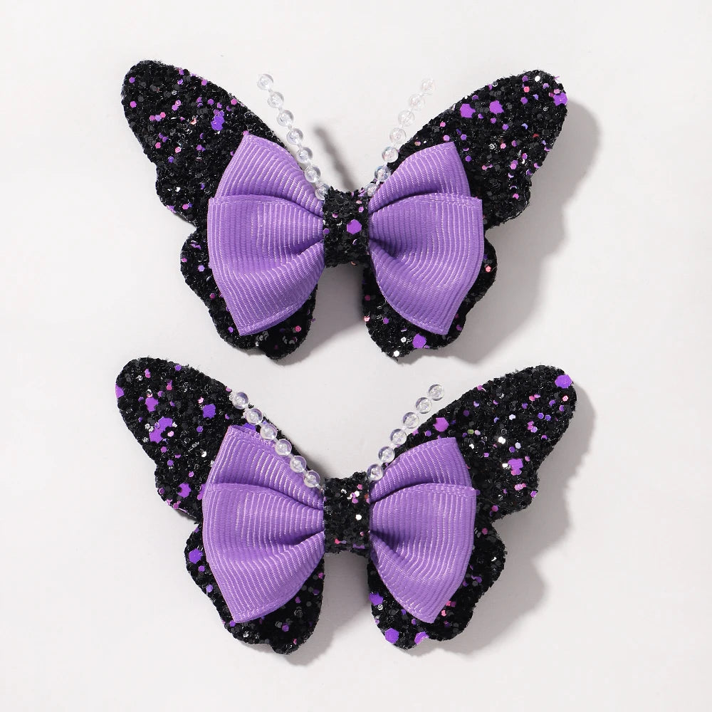 2Pcs/Set Butterfly Hair Clips - More Varieties to Choose