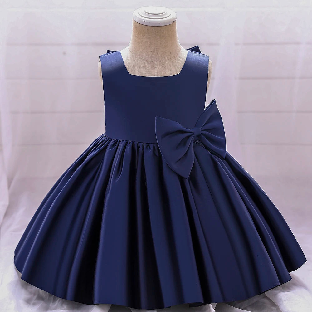 Big-Bow Party Dress 3M to 10Y - More colours to choose