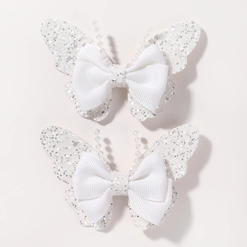 2Pcs/Set Butterfly Hair Clips - More Varieties to Choose