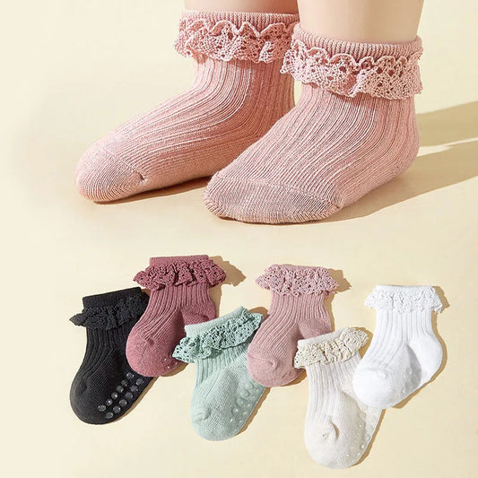 6 Pairs Set Socks 0-3Y