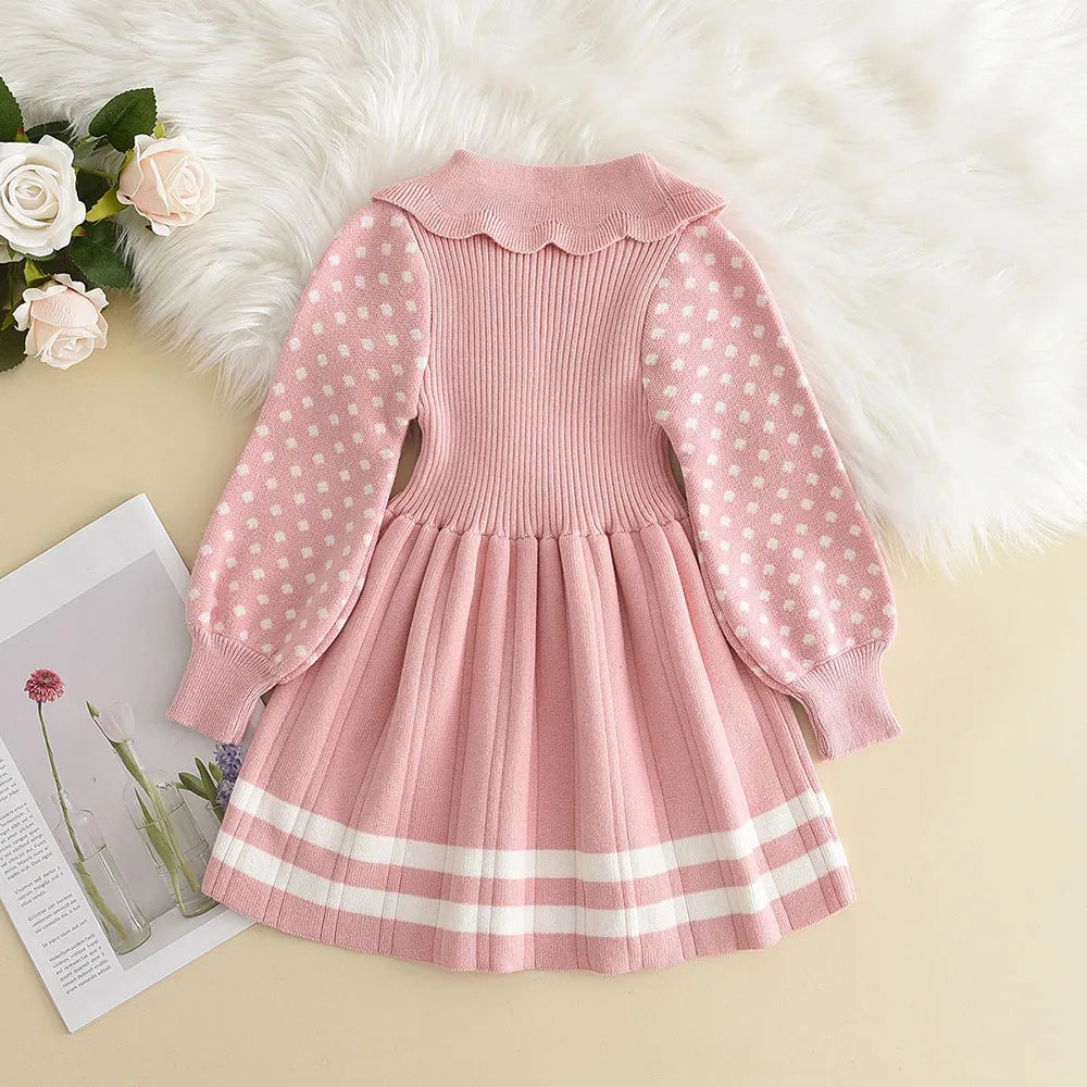 Sweater Knitted Casual Dress 3Y to 7Y