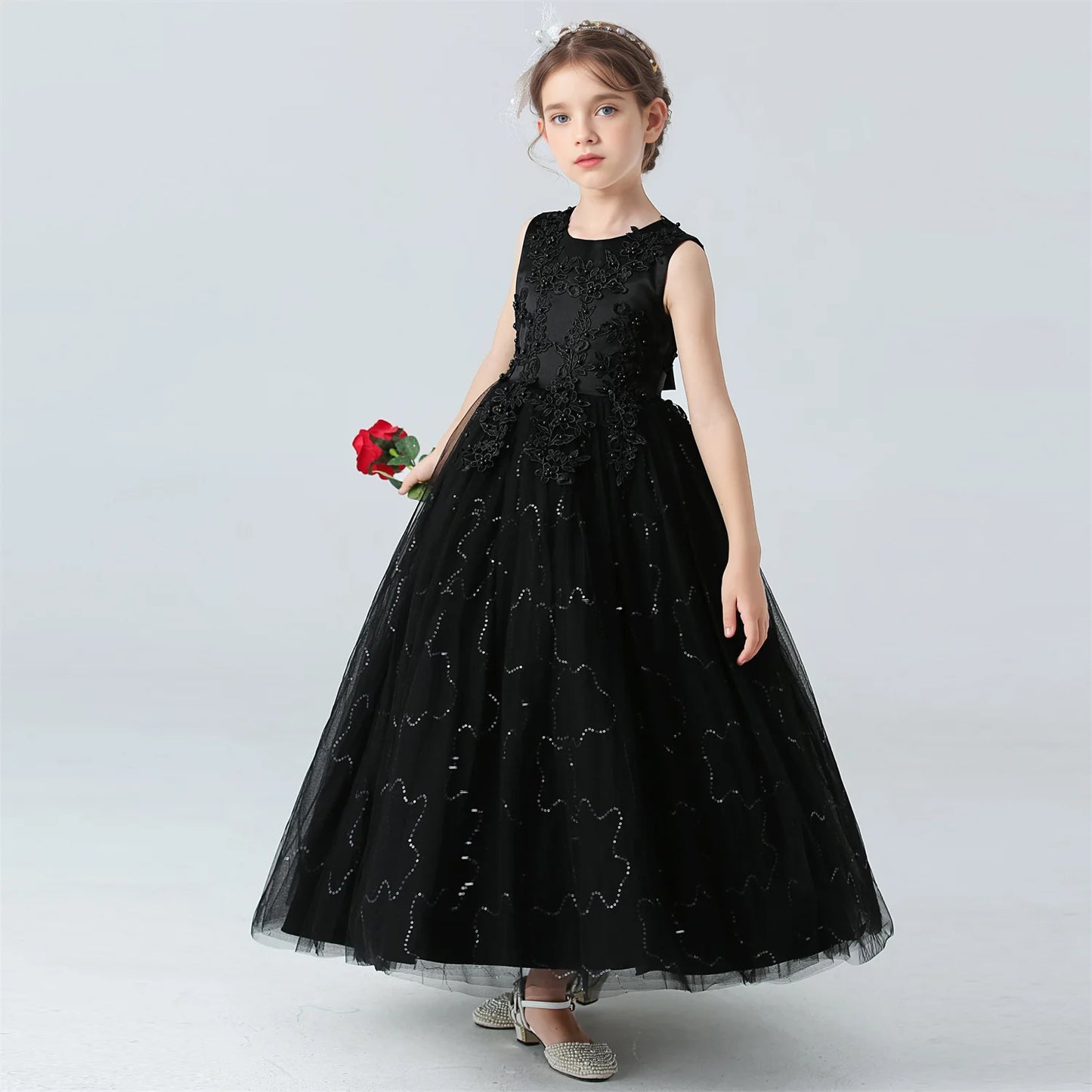 Lace Gown Party Dress 4Y to 12Y - More colours to choose