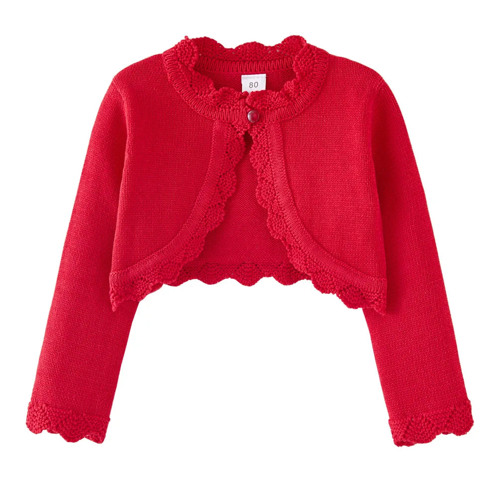 Knitted Crochet Shrugs 6M to 10Y - More colours to choose