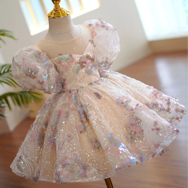 Formal Lace-Sequin Party Dress 18M to 14Y