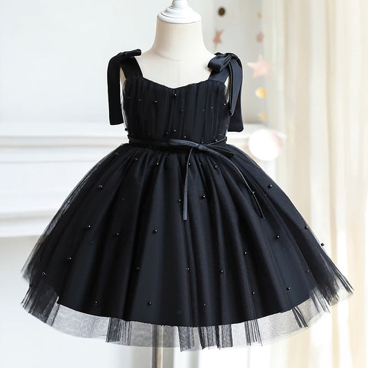 Black Elegant Party Dress 9M to 5Y