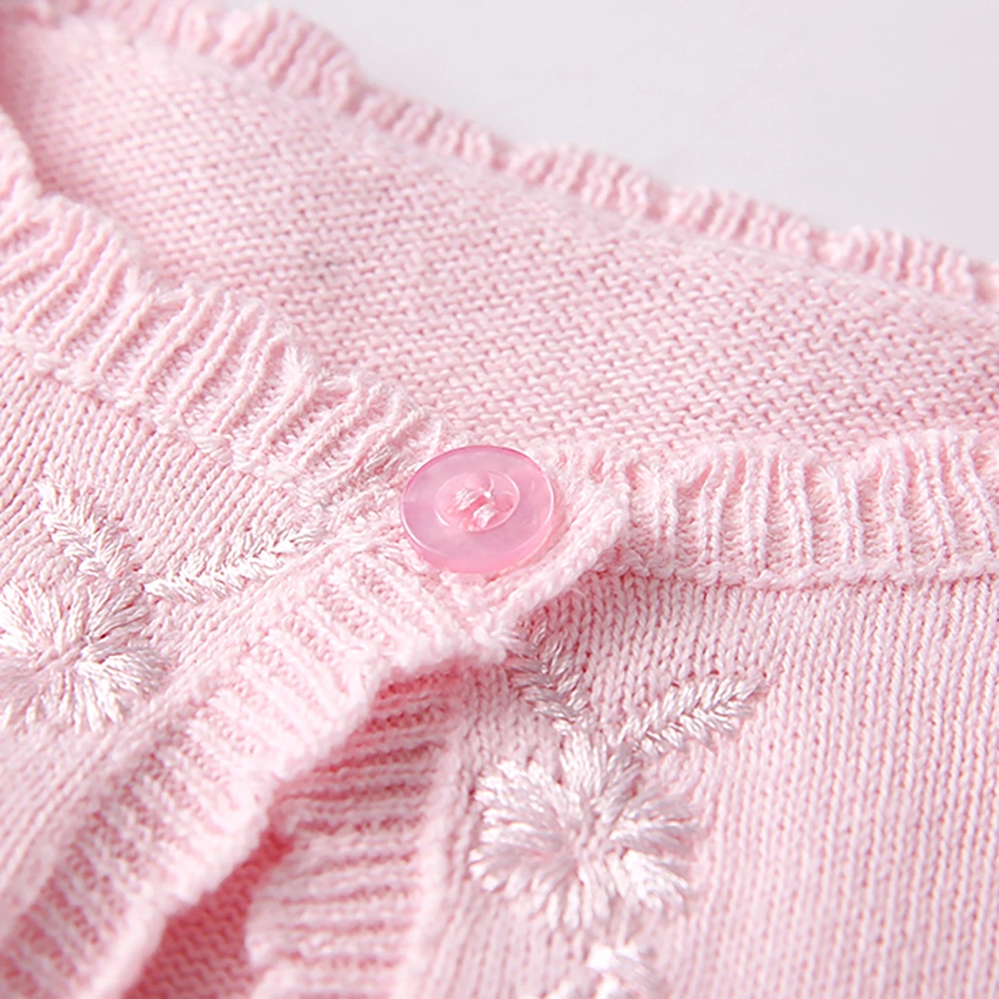 Embroidered Knitted Shrugs 6M to 24M