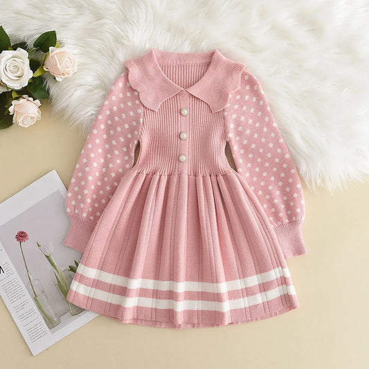 Sweater Knitted Casual Dress 3Y to 7Y