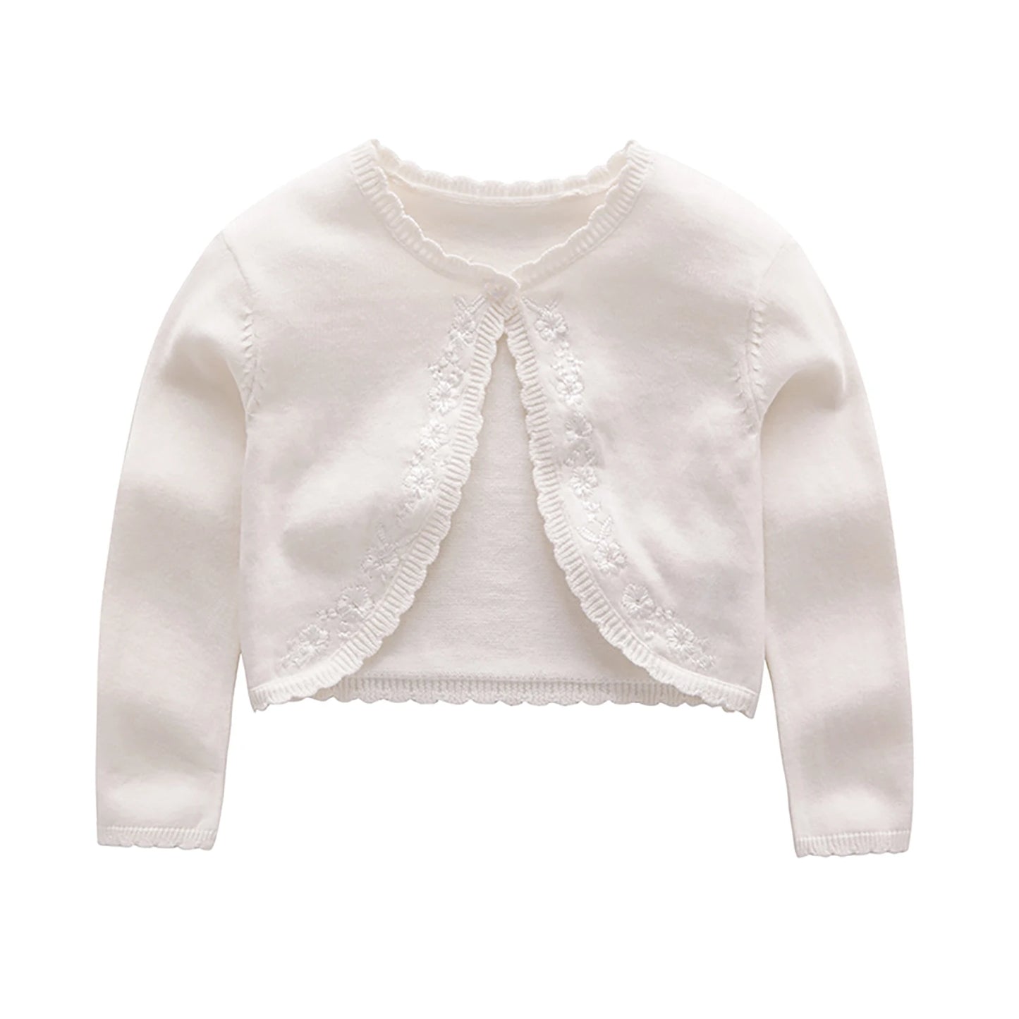 Embroidered Knitted Shrugs 6M to 24M