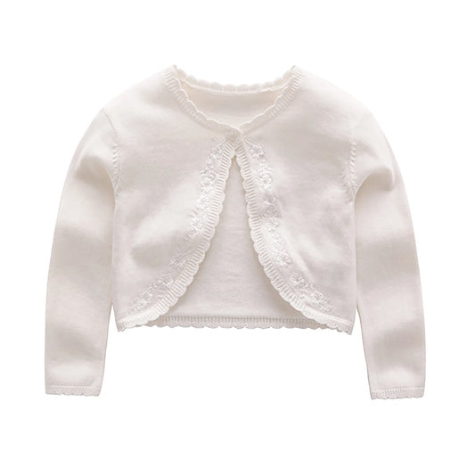 Embroidered Knitted Shrugs 6M to 24M