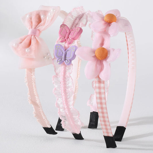 Flower Headband 3Pcs Set