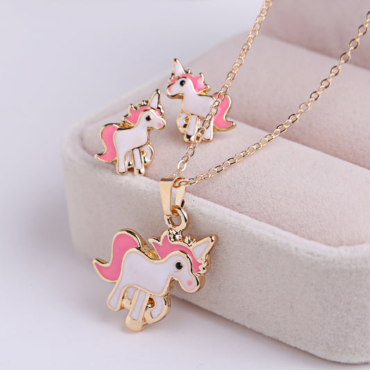 Unicorn Necklace Set