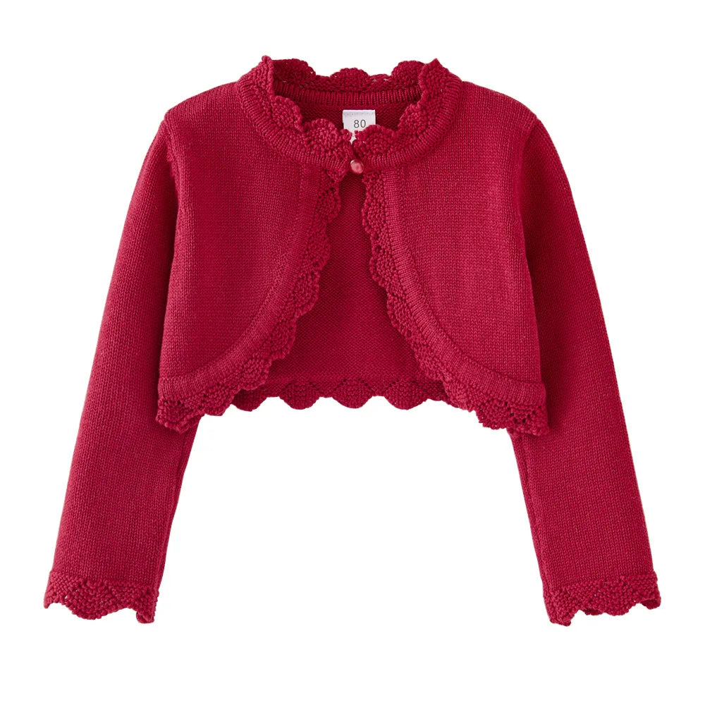 Knitted Crochet Shrugs 6M to 10Y - More colours to choose