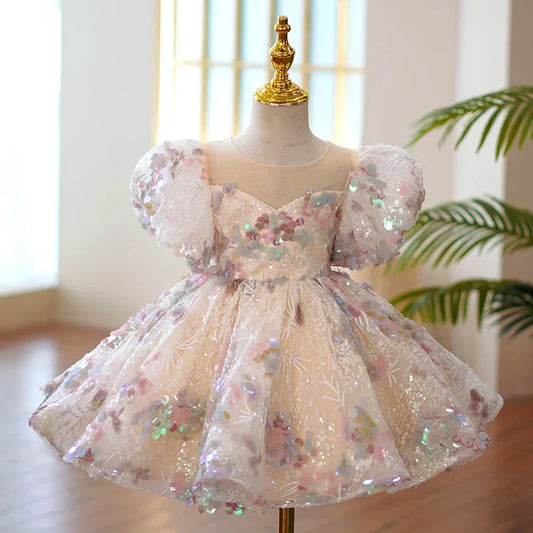 Formal Lace-Sequin Party Dress 18M to 14Y