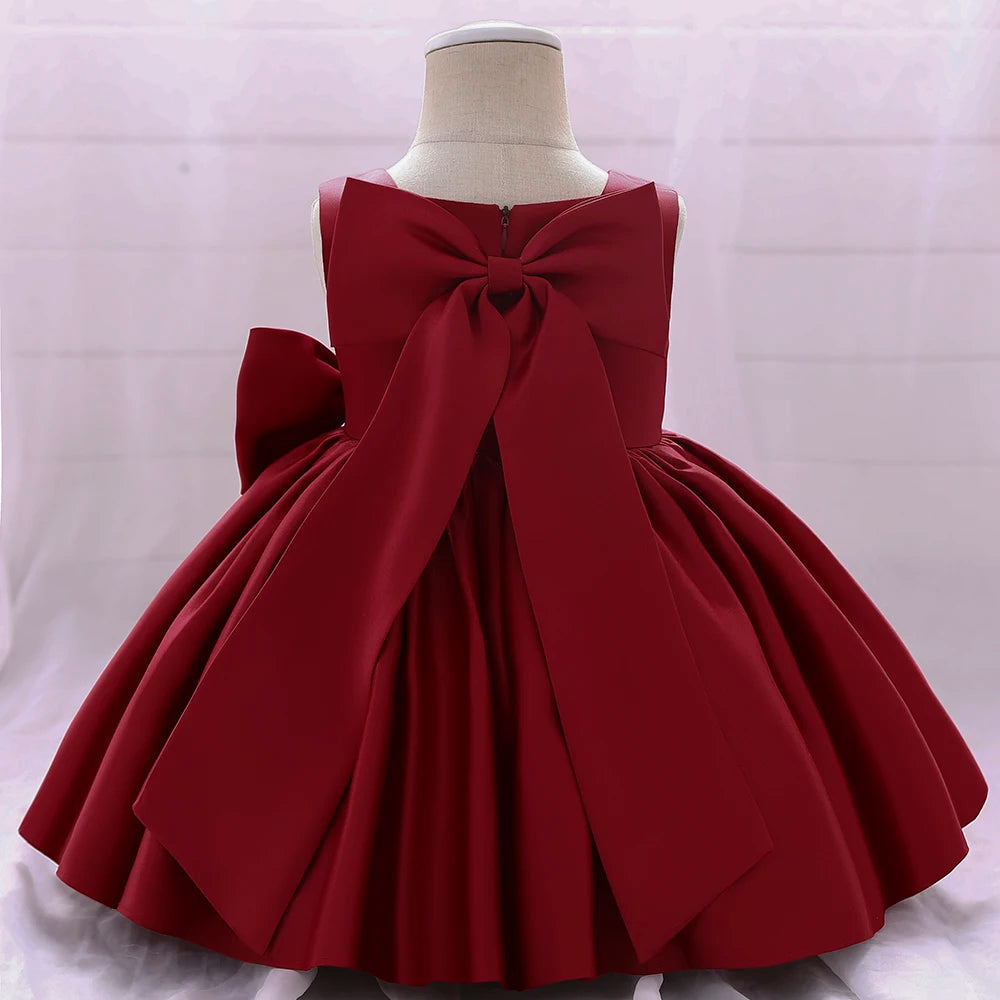 Big-Bow Party Dress 3M to 10Y - More colours to choose