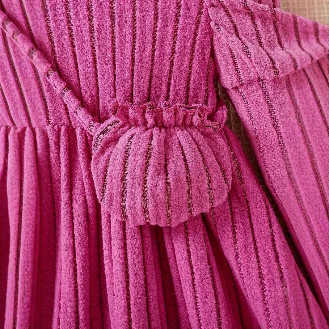 Warm Knitted Casual Dresses 1Y to 8Y
