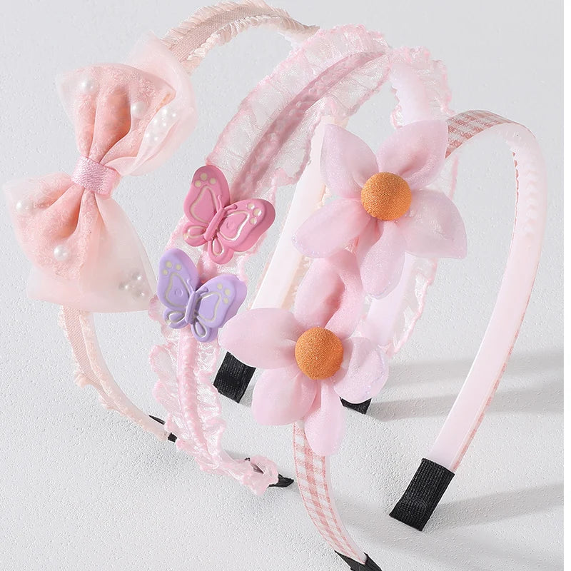Flower Headband 3Pcs Set