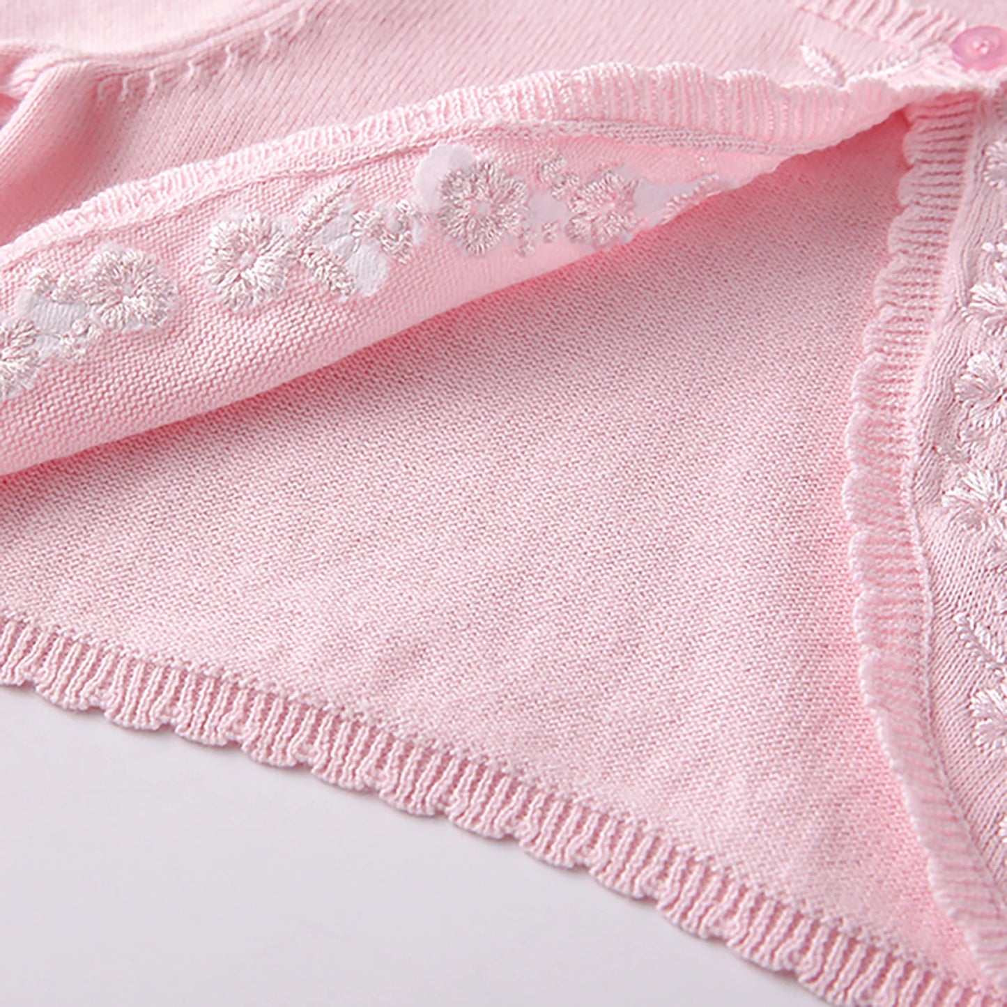 Embroidered Knitted Shrugs 6M to 24M