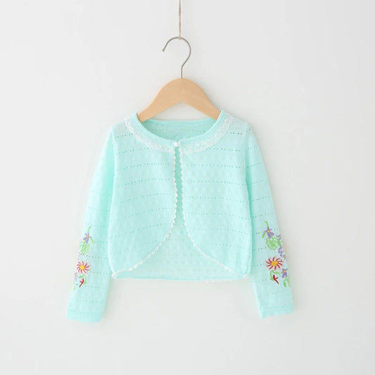 Cotton Shrug Sweater 6M to 8Y - More colour to choose